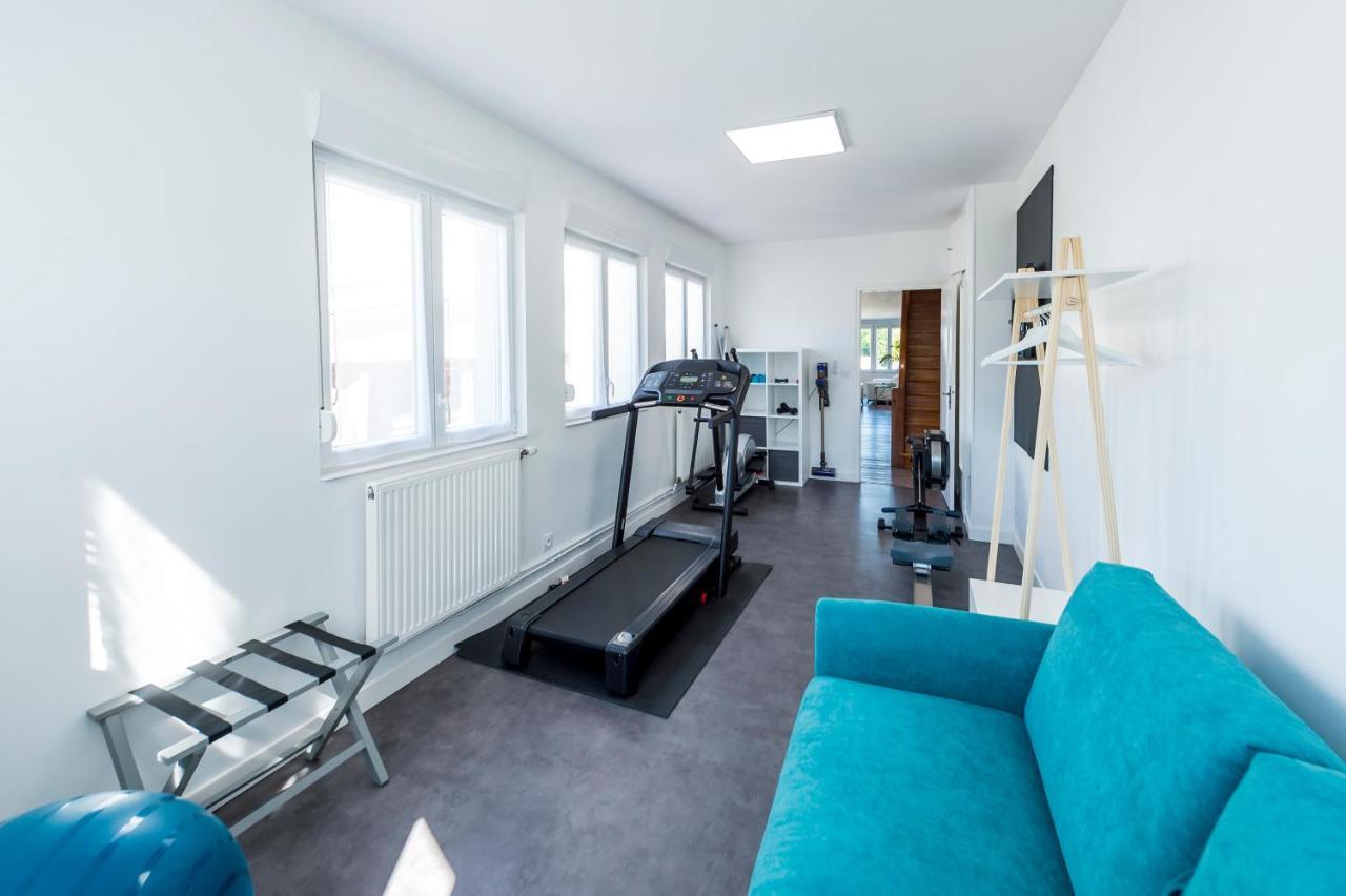 Suites Mana - Le Manaloft, Chic Et Moderne Avec Salle Privee De Fitness En Plein Centre-Ville De Ретель Экстерьер фото
